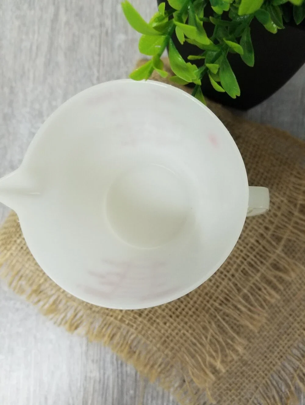 Vintage Tupperware Dual Sided Measuring Cup With Spout